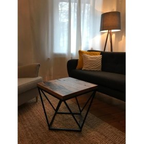 Resim Fiskos Sehpa Ahşap Orta Yan Sehpa - Ahşap İstemiyorum 