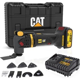 Resim Storemax DX41 18VOLT/4.0AH Li-Ion Tek Akülü Kömürsüz Profesyonel Çok Amaçlı Devir Ayarlı Raspalama+14 Adet Aksesuar 