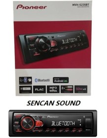 Resim Pioneer - Mvh-s235bt Usb Bluetoooth Oto Teyp - Sencan Sound 