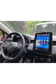 Resim Carnavi RENAULT CLİO 5 KABLOSUZ Uyumlu CARPLAY-ANDROİD AUTO MULTİMEDYA TESLA EKRAN KAMERA 
