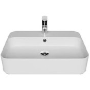 Resim Creavit LReal Stone P061 Loop Dikdörtgen Çanak Lavabo 45 x 60 CM 