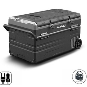 Resim Coolist CLK120W 12/24V 220Volt 114 Litre Tek Bölmeli Tekerlekli Outdoor Kompresörlü Oto Buzdolabı Dondurucu 