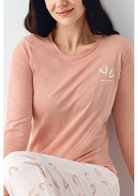 Resim Pierre Cardin Kadın Pembe Pijama Takımı Pc9061-s-v2 Pembe 