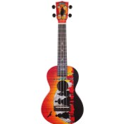 Resim Mahalo MA2WW Artist Elite Series Concert Ukulele (Wild West) 