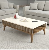 Resim Variant Milan Orta Sehpa - Ceviz / Krem 