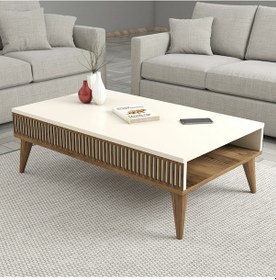 Resim Variant Milan Orta Sehpa - Ceviz / Krem 