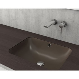 Resim Bocchi Scala Tezgahaltı Lavabo Mat Kahve 1006-025-0125 