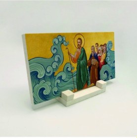 Resim Musa’nın Denizi İkiye ayırmasıBaskılı Doğaltaş Masaüstlük 