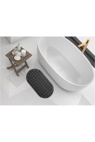 Resim Genel Markalar Massage Bath Mat Masajlı Vantuzlu Banyo & Duş Kaydırmazı Paspası Antrasit 