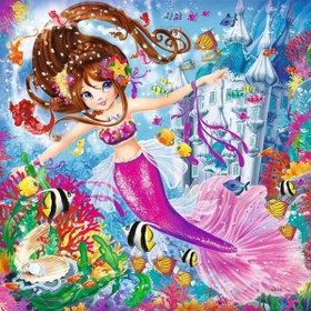 Resim Ravensburger 3x49 Parça Puzzle Walt Disney Mermaid 080632 