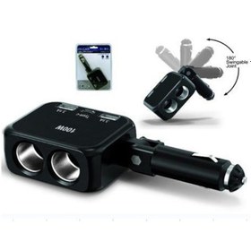 Resim Ayt Olesson 1655 12-24v Çiftli Type-c Çift Usbli 100w Araç Oto Tır Çakmak Çoklayıcı Çakmaklık Çoğaltıcı 