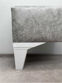 Resim Mobilya Koltuk Çekyat Baza Chester Tv Ünitesi Ayağı Stylish Beyaz 12 Cm 4 Adet 