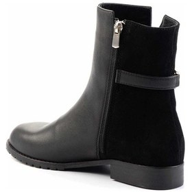 Resim Siyah Siyah Leather Kadın Bot & Bootie K02208021403 Siyah Siyah 
