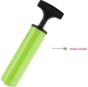 Resim Yeşil Metal Iğne Tarzı Taşınabilir Futbol Futbol Hava Pompası Dayanıklı Yüzme Halkası Plaj Topu Şişme Basketbol Pompası Bisiklet Pompası Şişirme Iğnesi (Yurt Dışından) 