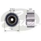 Resim Fiat Strada Triger Gergi Rulmanı 1.6 16V GATES Marka 55211287 