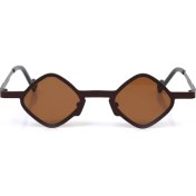Resim Angel Eyes Geometrik Kahverengi Çerçeveli Unisex Güneş Gözlüğü AE-7033C6 
