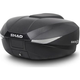 Resim Shad Sh-58x Genişleyebilen Motosiklet Arka Çanta Carbon 