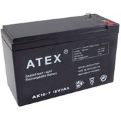 Resim Atex Plus 12V 7Ah Bakımsız Kuru Akü 