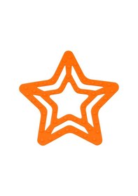 Resim Silikon Diş Kaşıyıcı Yıldız Sunset Turuncu Sunset Turuncu 