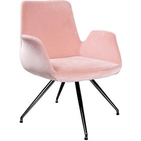 Resim Dekormila Mollis M Kumaş Ofis Misafir Koltuğu Pembe 