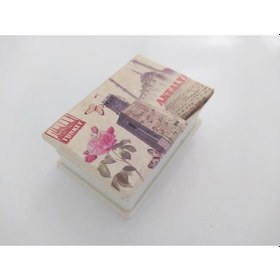 Resim Ahşap Dekoratif Aynalı Mücevher Takı Saklama Kutusu Çanta Boy 898 