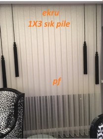 Resim PF Monaliza Zırh Düz Tül Perde 