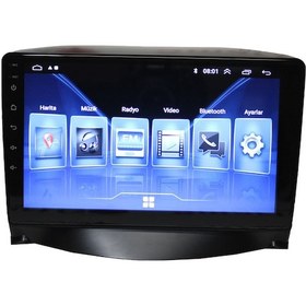 Resim Peugeot 207 / 206+ 2006-2012 9 inç 8-128 GB Android Carplay Multimedya 