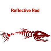 Resim Yansıtıcı Kırmızı-s 21cmx71cm-sağ-büyük Balık Kılçığı lar Tekne Vücut Cruise Etiket Duvar Vinil Kapakları Gemi Eti 