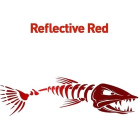 Resim Yansıtıcı Kırmızı-s 21cmx71cm-sağ-büyük Balık Kılçığı lar Tekne Vücut Cruise Etiket Duvar Vinil Kapakları Gemi Eti 