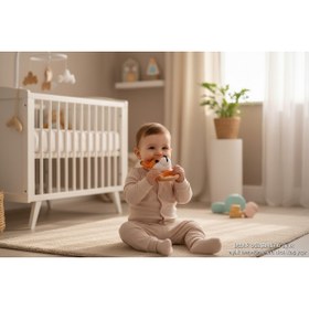 Resim Organic Sisters Toys Organik Diş Kaşıyıcı - Organik Oyuncak -Tilki 