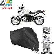 Resim Bmw R1200 R Motosiklet Brandası ( Kilit Uyumlu - Siyah 