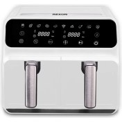 Resim Beyaz 8l Çok Fonksiyonlu Hava Fritözlü Çok Amaçlı Pişirici 