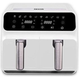 Resim Beyaz 8l Çok Fonksiyonlu Hava Fritözlü Çok Amaçlı Pişirici 