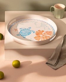 Resim Madame Coco Turtle Yuvarlak Tepsi Teps0000000095 