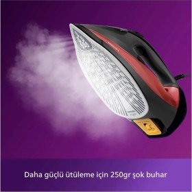Resim Siyah 7022/40 Buharlı Ütü, Güçlü ve Kullanışlı Ev Bakım Ürünü 