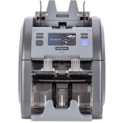 Resim Hitachi IH-110 Çift Cıslı Karışık Banknot Sayma Makinesi 20 Ülke Parası 