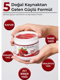 Resim Naturix Selülit Önleyici Vücut Sıkılaştırıcı Kırmızı Biber Balsamı Masaj Jeli 4 x 500 ML 