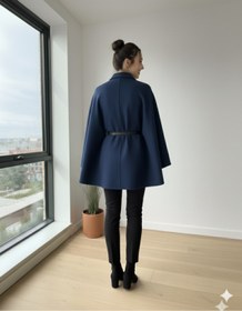 Resim unika boutique Kadın Yeni Sezon Kemerli Panço 