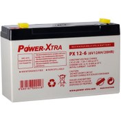 Resim Power-Xtra 6 V 12 AH Bakımsız Kuru Akü 