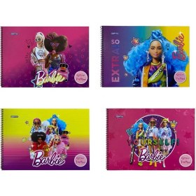 Resim Gıpta Barbie 17X24 Spiralli Resim Defteri 15 Yp 4'lü 