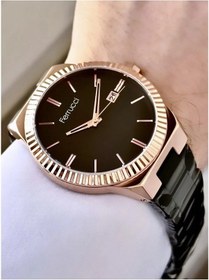 Resim Ferrucci Fc04547 Siyah Çelik Takvimli Erkek Kol Saat+bileklik 