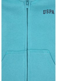 Resim U.S. Polo Assn. Erkek Çocuk Mint Örme Fermuarlı Kapüşonlu Hırka 50313852-VR152 