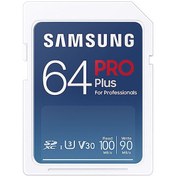 Resim Samsung Uyumlu 64gb Pro Plus Yüksek Hızlı Sd Kart U3 V30 Hız Seviyesi Dijital Kamera Hareketli Kamera Dizüstü Bilgisayar İçin 100mb/s Okuma Hızı İle 