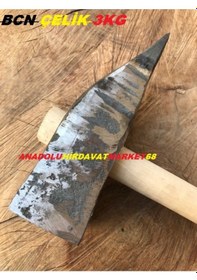 Resim Bcn Taş Düzeltme Taş Kırma Çekici Sivri Usta Çekici 3000Gr Çekiç 