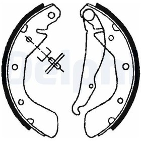 Resim Delphı Ls1622 Arka Fren Balatasi 1605042 1605056 1605812 