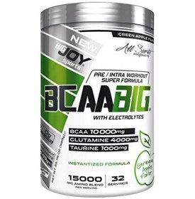 Resim Bigjoy Bcaabig Yeşil Elma Aromalı 589g Bcaa - Glutamin (10g Bcaa - 4g Glutamin - 1g Taurine) Aminoasit 