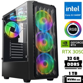 Resim Xaser XSR955 I5 14400F 32GB Ddr5 Ram 1tb M.2 Nvme SSD 6gb RTX3050 Masaüstü Oyuncu Bilgisayarı 