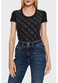 Resim Guess Kadın T Shirt W3bı53 J1314 Jblk Siyah 