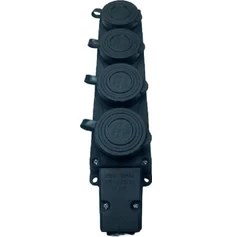 Resim Orel 1X16 4lü Kauçuk Grup Priz Orel 