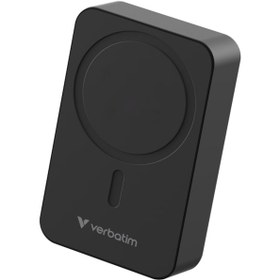 Resim Verbatim 32223 Magsafe 20000 Mah Manyetik Kablosuz Powerbank, Siyah Siyah 